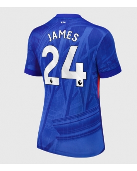 Billige Fotballdrakt Chelsea Reece James #24 Replika Hjemmedrakt Dame 2025-26 Kortermet Billige Fotballdrakt Chelsea Reece James #24 Replika Hjemmedrakt Dame 2025-26 Kortermet